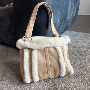 Faux Fur Suede Bag
